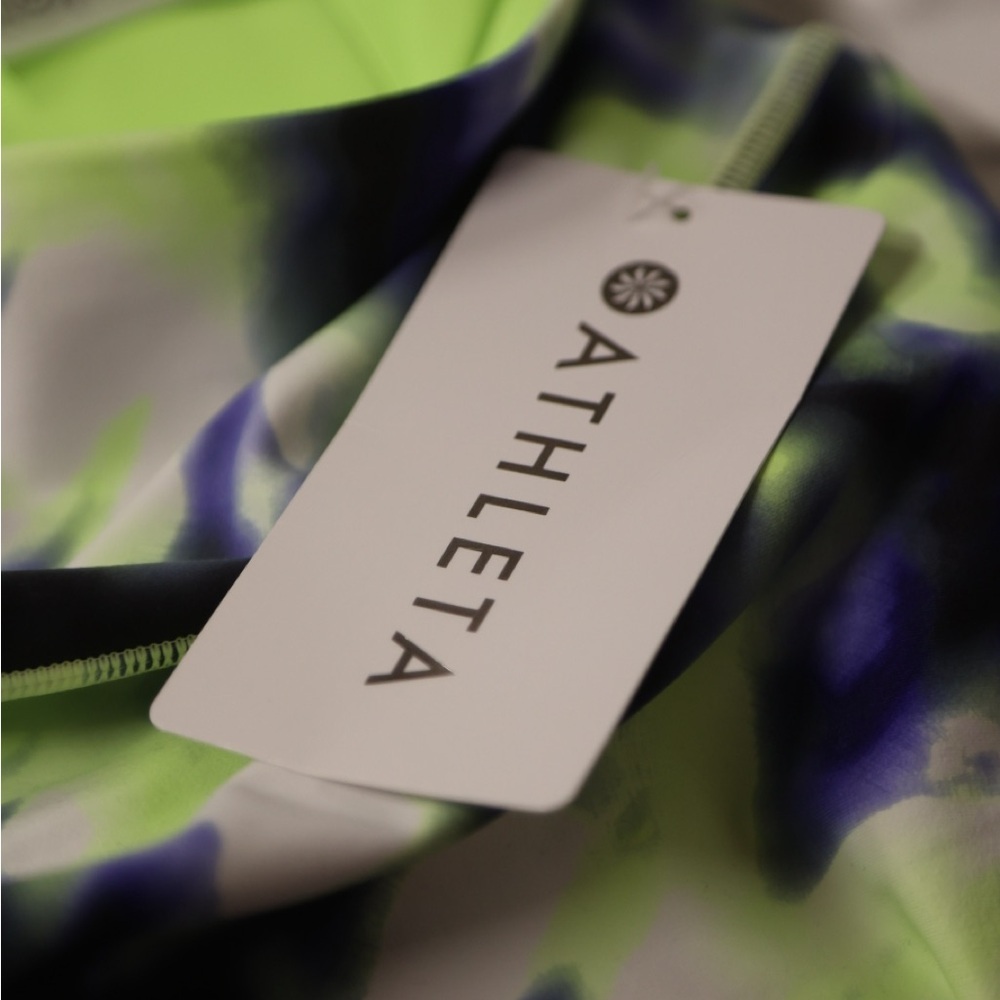 Athleta Elation 7/8 Tight Tie Dye Ultra High Rise NWT Size M PowerLift Leggings - Picture 5 of 7